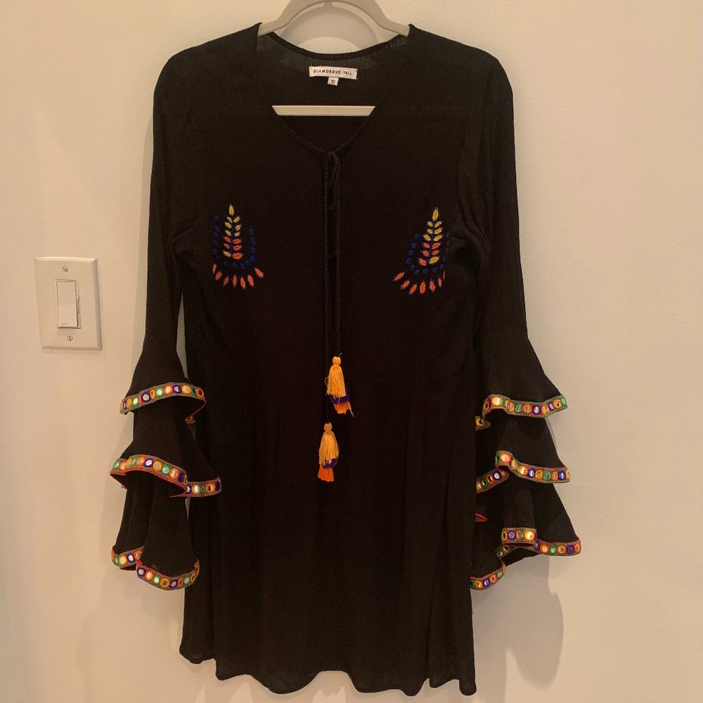 Fun Bell Sleeve Dress